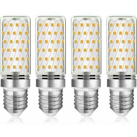 LaBlanc E27 LED Corn Bulb 12W Cool White 6000K, 1450LM, 360° Light, Equivalent to Halogen E27 100W, AC 230V, E27 LED Corn Lamp for Indoor Lighting, Non-Dimmable, Pack of 4