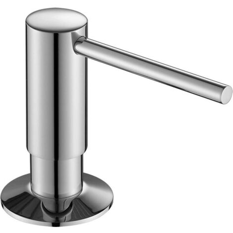 LaBlanc – Einbauseifenspender, Küchenseifenspender, 500-ml-Flüssigseifenspender, einfache Installation und Reinigung, Chrom