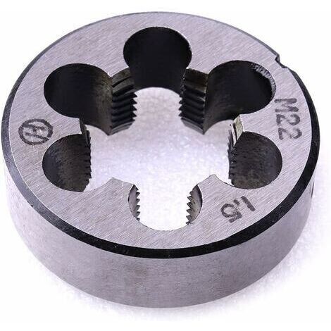 LaBlanc - Filières métriques,M22 X 1.5mm métrique droite fil main Die, 1pc