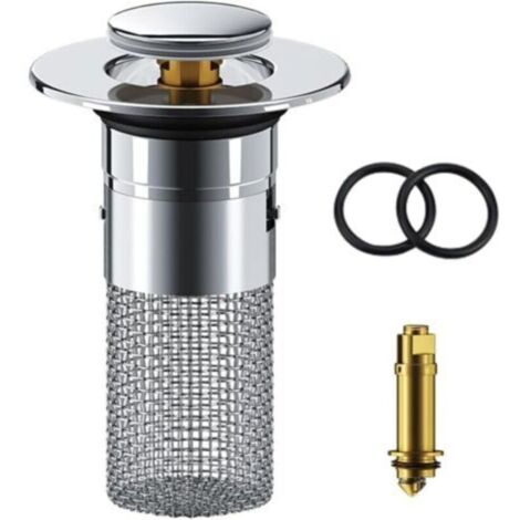 LaBlanc - Filtre Evier Cuisine,2024 New Tamis Cuisine,Filtre Evier,Bonde Lavabo Universel, Bouchon de Lavabo Pop-Up, Flitre de Vidange Anti-Blocage avec Panier-Filtre Amovible (1 Pcs)