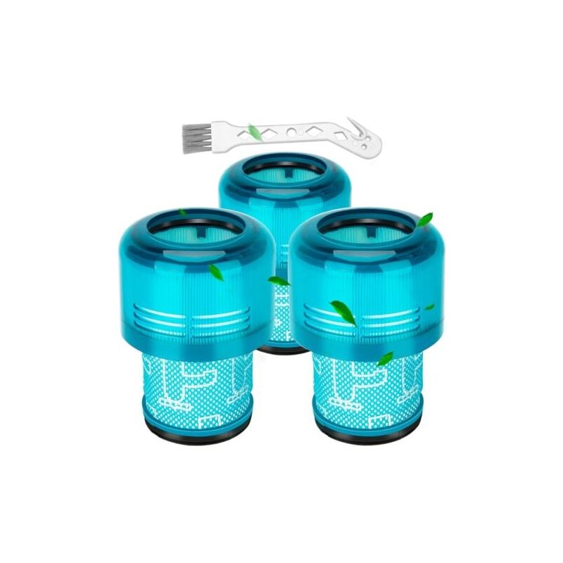 Filtre pour Dyson V15,3 Packs Filtres de remplacement pour Dyson V11 V15 SV14 SV17 SV22 Detect Animal Absolute Extra Pro Torque Drive Motorhead