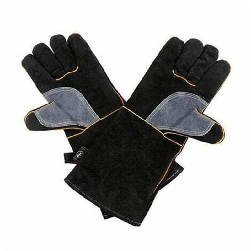 LaBlanc - Gants résistants au feu et à la chaleur extrêmes,cuir avec coutures en kevlar,parfaits pour