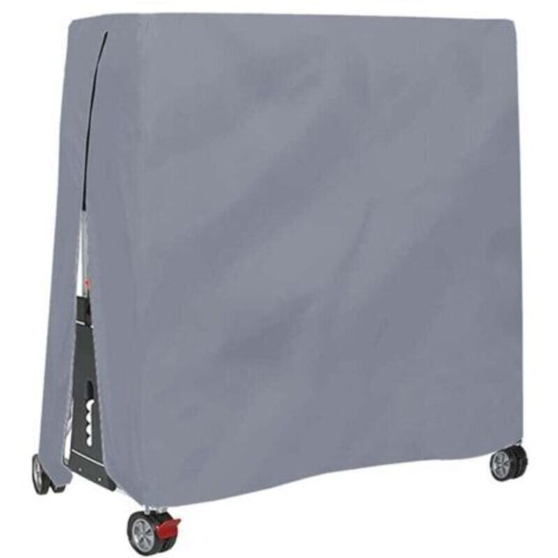 Housse pour Table De Ping Pong, Étanche Résistance Au Vent Anti-UV Robuste Tissu Oxford Bâche De Protection Table De Tennis De Table avec Fermeture à