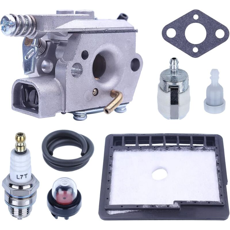 Lablanc - Kit Carburateur pour echo CS3000 CS3400 CS3450 CS300 Tronçonneuse, Carburateur avec Filtre à Air + Joint + Filtre à Carburant + Tuyau