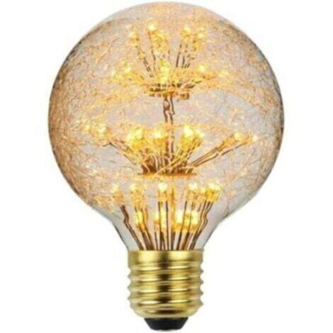 LaBlanc - Led Ampoule Vintage Ampoule RGB Feu D'artifice Edison Ampoule 3W 220/240V E27 Ampoule Décorative (G80) [Classe énergétique G]