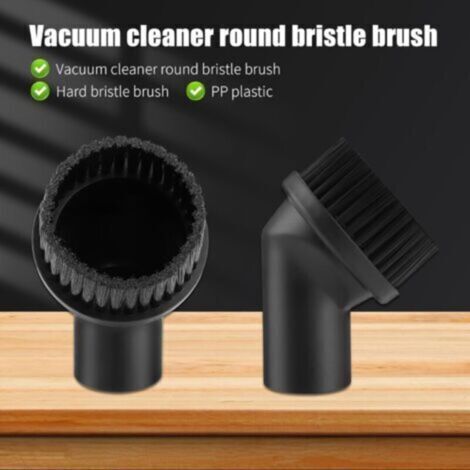 LaBlanc – Lot de 2 brosses à poussière – 35 mm, brosse de qualité supérieure pour aspirateurs de meubles, accessoire universel pour aspirateur, diamètre 35 mm