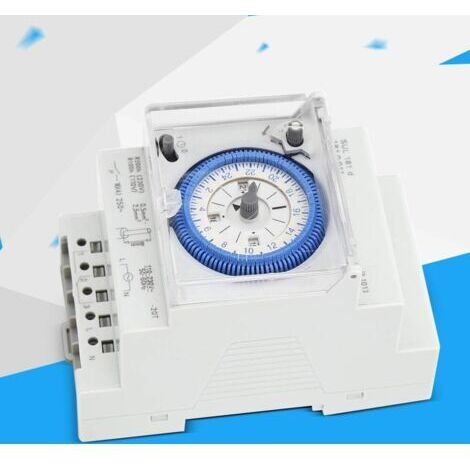 LaBlanc, -, Meccanico, Interruttore, Timer, Bidirezionale, 24, Ore, Guida DIN
