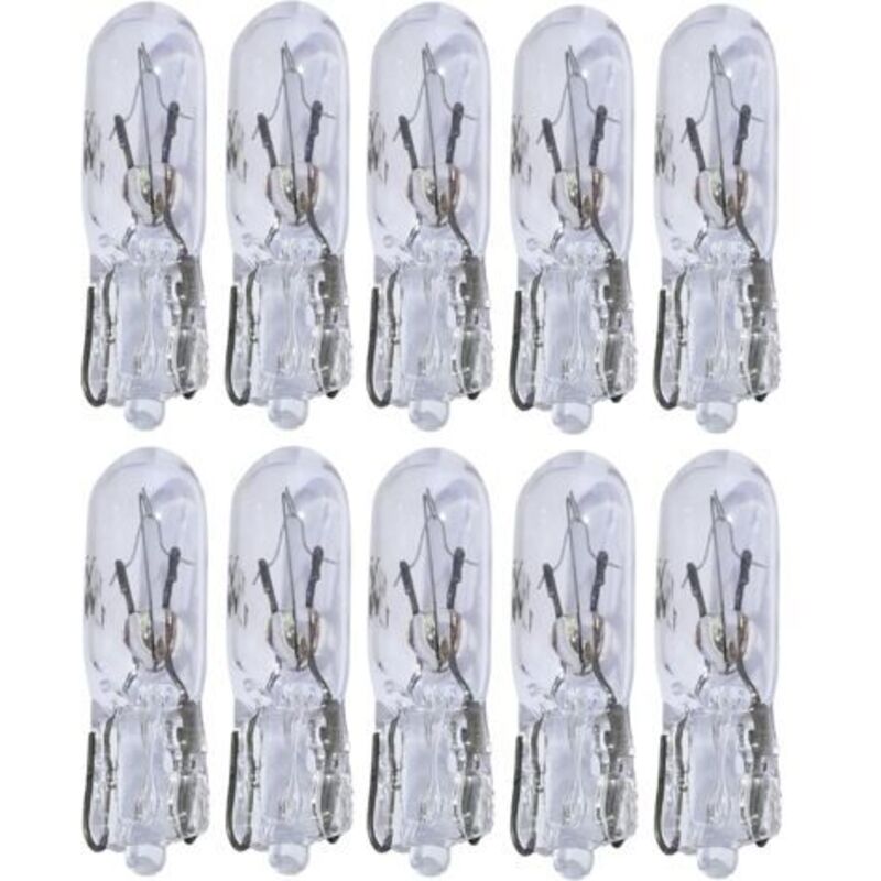 Lablanc - Paquete de 10 bombillas para salpicadero T5 12 v 1,2 w