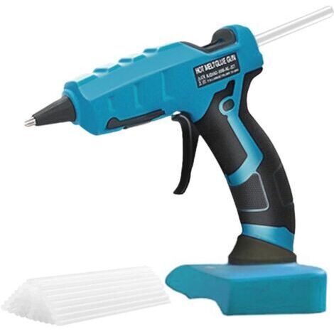 Lablanc – Pistolet à colle chaude sans fil – Compatible Makita 18V/20V – Temps de chauffe rapide – Pour collage précis sur bois et verre