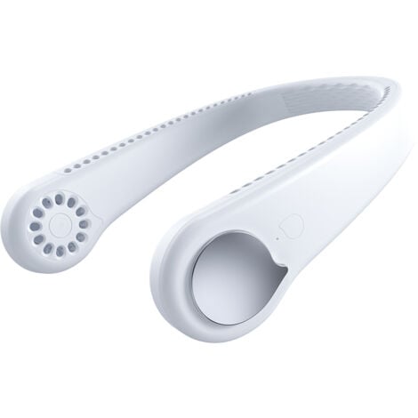 LaBlanc - Portable USB Bladeless Neck Fan Quiet with 360° Airflow, Mini Mobile Necklace Fan Neck Cooler Rechargeable USB Fan for Office Home Travel Outdoor