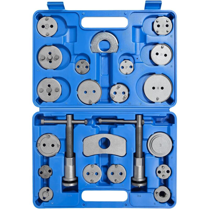 Lablanc - Repousse Piston Frein arriere 22 pièces pour remplacement de disque Outil et adaptateurs