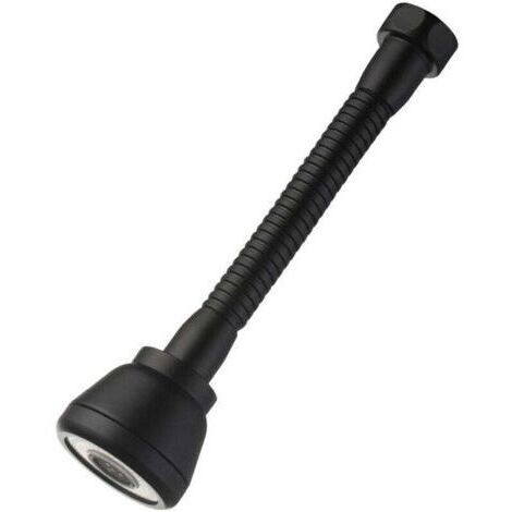LaBlanc - Rubinetto girevole a 360°, prolunga per rubinetto da cucina anti-schizzo con 3 modalità di risparmio idrico, rubinetto in rame nero (lungo)
