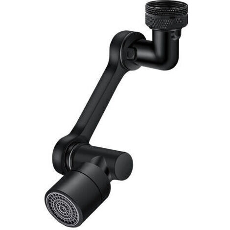 LaBlanc – Rubinetto, prolunga per rubinetto, adattatore per rubinetto da cucina, prolunga per rubinetto da cucina, rubinetto multifunzione girevole a 1080 gradi, prolunga per rubinetto (nero)