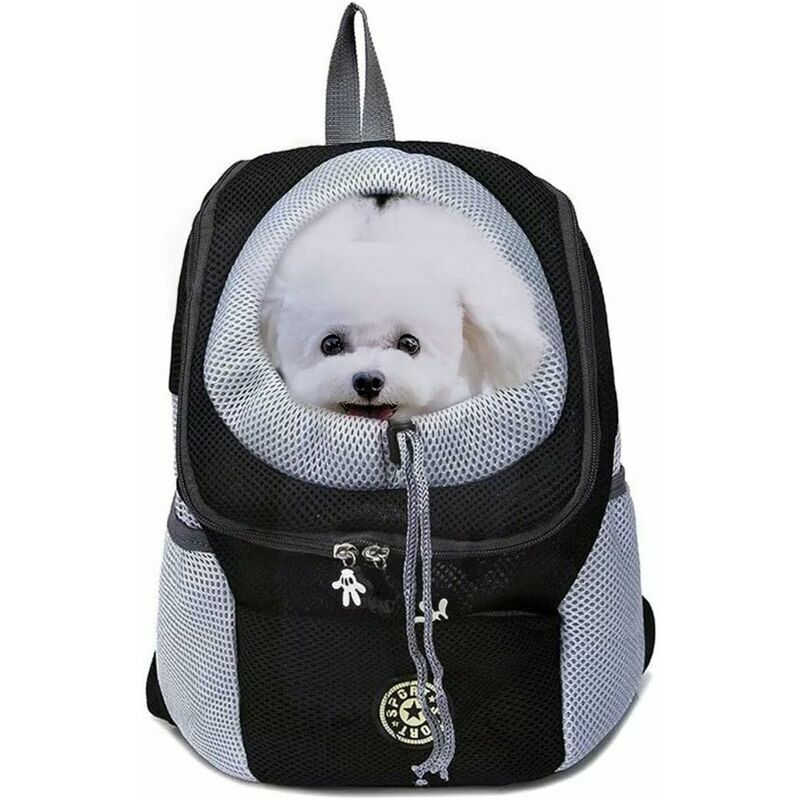 Lablanc - Sac à Dos de Transport pour Chien - Respirant - Imperméable - pour Petits Chiens et Chats - Sac à Dos de Transport réglable - Bandoulière