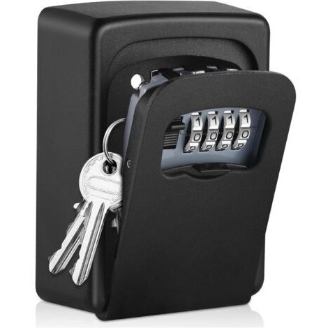 LaBlanc – Schlüsseltresor – mit 4-stelligem Code, wasserdicht und rostfrei, Wandmontage, robuster externer Sicherheitsschlüsseltresor für Schlüssel und Karten, Zinklegierung