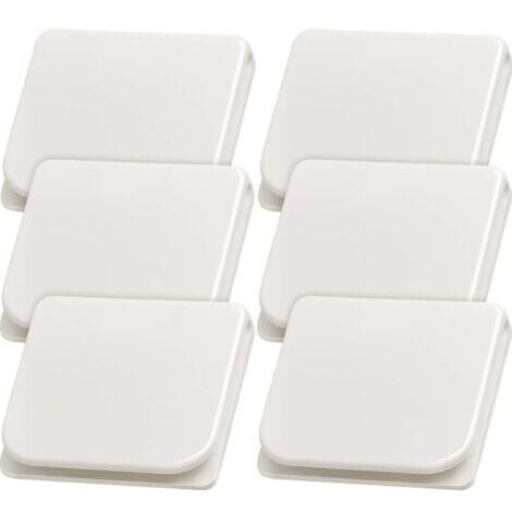 LaBlanc - Shower Curtain Clips Windproof Spray Curtain Clips Self-Adhesive Curtain Clips Shower Curtain Protection Clips (6 Pieces)