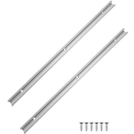 LaBlanc – T-Nut-Gehrungsschiene, 2 Stück T-Nut-Gehrungsschiene, Aluminium-T-Nuten, T-Nut-Gehrungsschiene aus Aluminiumlegierung, T-Nut-Gehrungsschiene