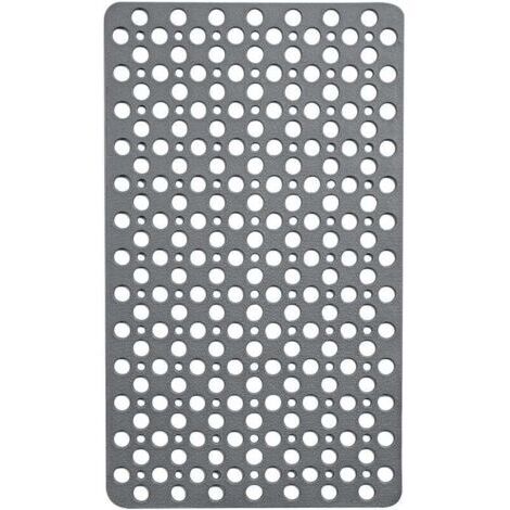 LaBlanc - Tappetino da bagno antiscivolo, impermeabile e resistente alle cadute, grigio, 75 x 43 cm
