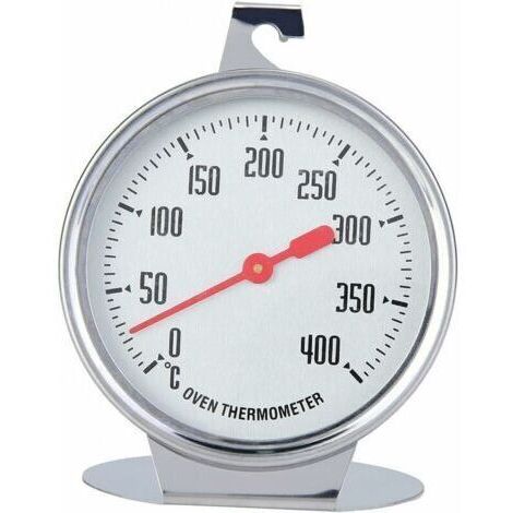 LaBlanc - Termometro da forno, indicatore di temperatura a lettura istantanea, sonda in acciaio inox con gancio per cottura in forno o barbecue, 7 x 9 cm