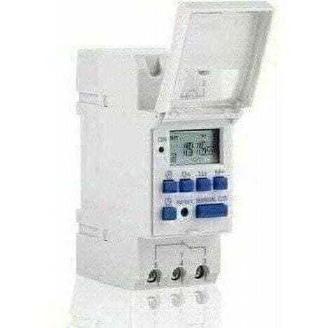 LaBlanc - Timer digitale, 1 pz. Display LCD, interruttore relè elettronico programmabile settimanale, timer 16 on e 16 off (220 V)