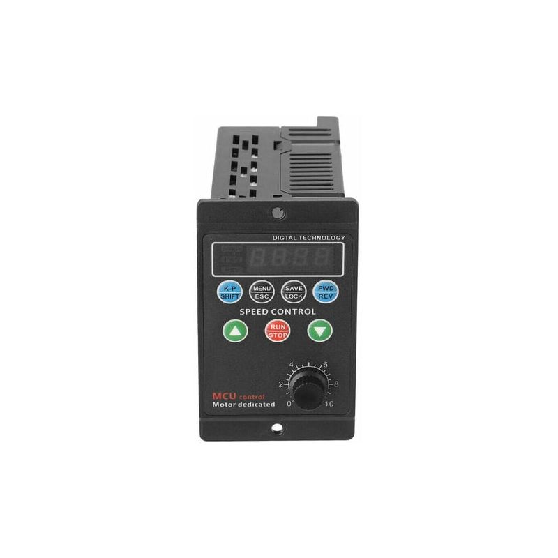 Lablanc - Variateur de Fréquence pour Moteur Triphasé à Entrée Monophasée 220V - Affichage Digital à 4 Chiffres - Type Multicolore