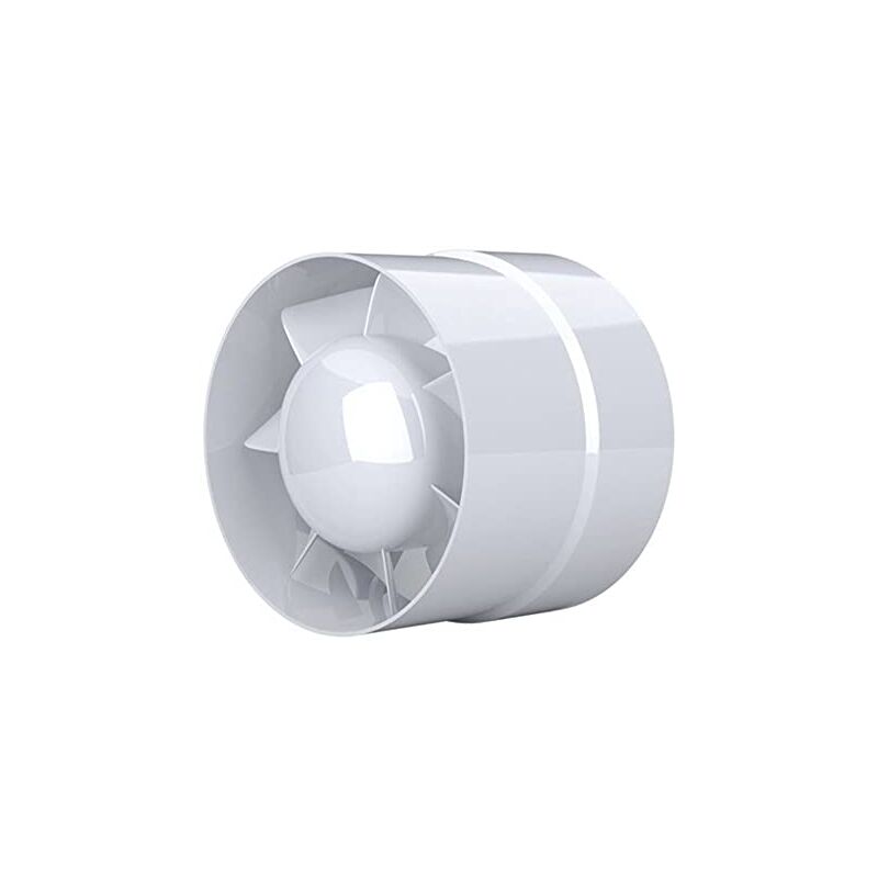 Lablanc - Ventilateur Extracteur d'air, économique 100mm, 12W/130m³, extracteur axial conduit en ligne : salle de bain, cuisine, cave
