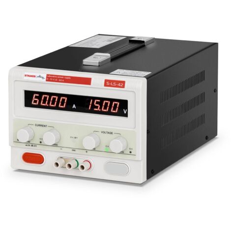STAMOS Laboratory Power Supply - 0-15 V - 0-60 A DC - 900 W Benchtop Lab Power Supply