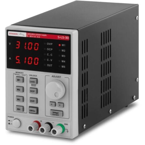 LCD Regelbares Labor Netzgerät Digitales DC Labornetzteil Trafo Variable 0-30V 