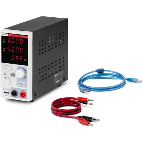 LCD Regelbares Labor Netzgerät Digitales DC Labornetzteil Trafo Variable 0-30V 