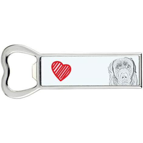 Labrador Retriever - Décapsuleur chien, ouvre-réfrigérateur personnalisé, cadeau unique pour homme par Art-Dog