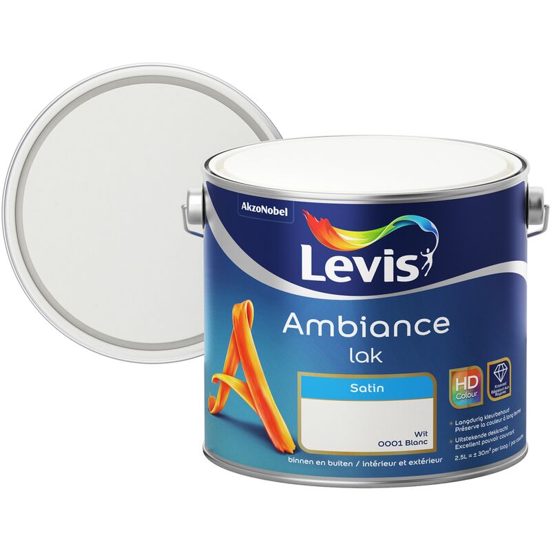 

Laca Atmósfera White Satin - 2.5L - Blanc - Levis