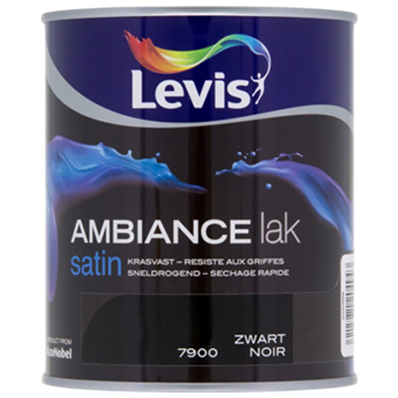 

Laca Atmósfera Negro Satén - 750ml - Noir - Levis