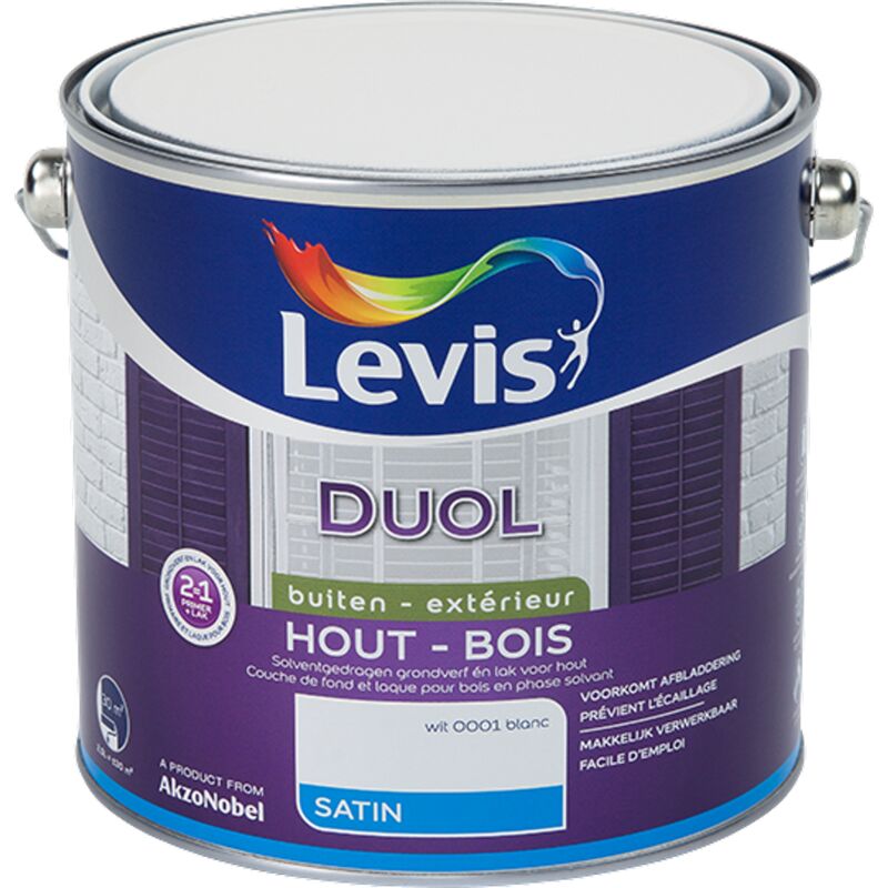 

Laca Duol White Satin - 2.5L - Blanc - Levis