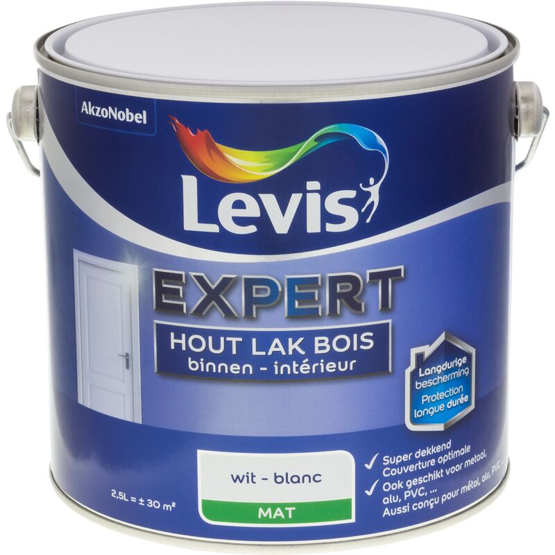 

Laca Experto blanco mate - 2.5L - Blanc - Levis