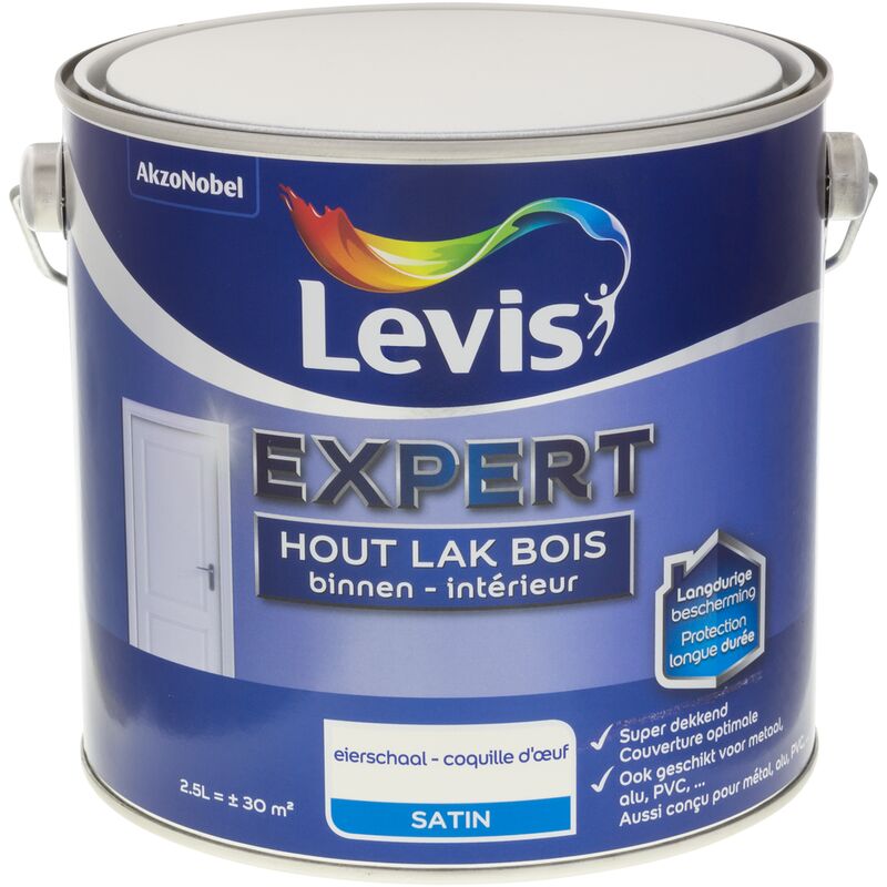 

Laca Levis - Expertos de cáscara de huevo Satén - 2.5L - Coquille d'oeuf