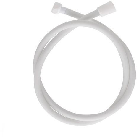 Laccio doccia 150 cm in silicone bianco antitorsione Hidra