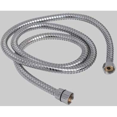 LACCIO DOCCIA DOPPIA AGGRAFFATURA DADO GIREVOLE IN OTTONE - 1/2x1/2 conico cm 150