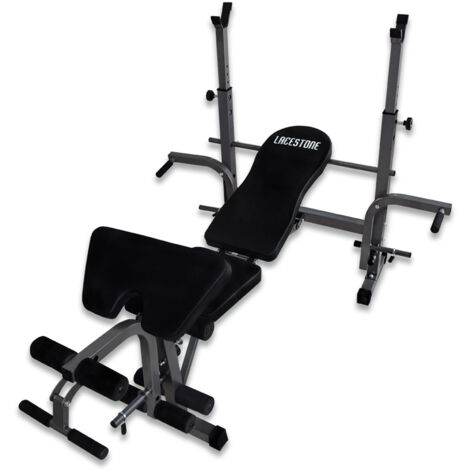 Lacestone Multifunktions Trainingsbank Hantelbank Gewichtheberbank Fitnessbank Schrägbank Bench ohne Gewichte