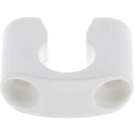 Lacet espagnolette collier en U en plastique blanc entraxe 36mm Volet Battant Fenêtre Butée Maintien