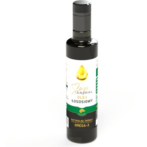 LACHSÖL 250ml OMEGA 3 SupAnimal kaltgepresst HUNDE Immunität und Knochen