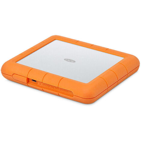 LaCie Rugged RAID Shuttle STHT8000800 - Orden unidad de disco duro - 8 TB - 2 compartimentos - HDD 4 TB x 2 - USB 3.1 (externo) - con 3 years Rescue D