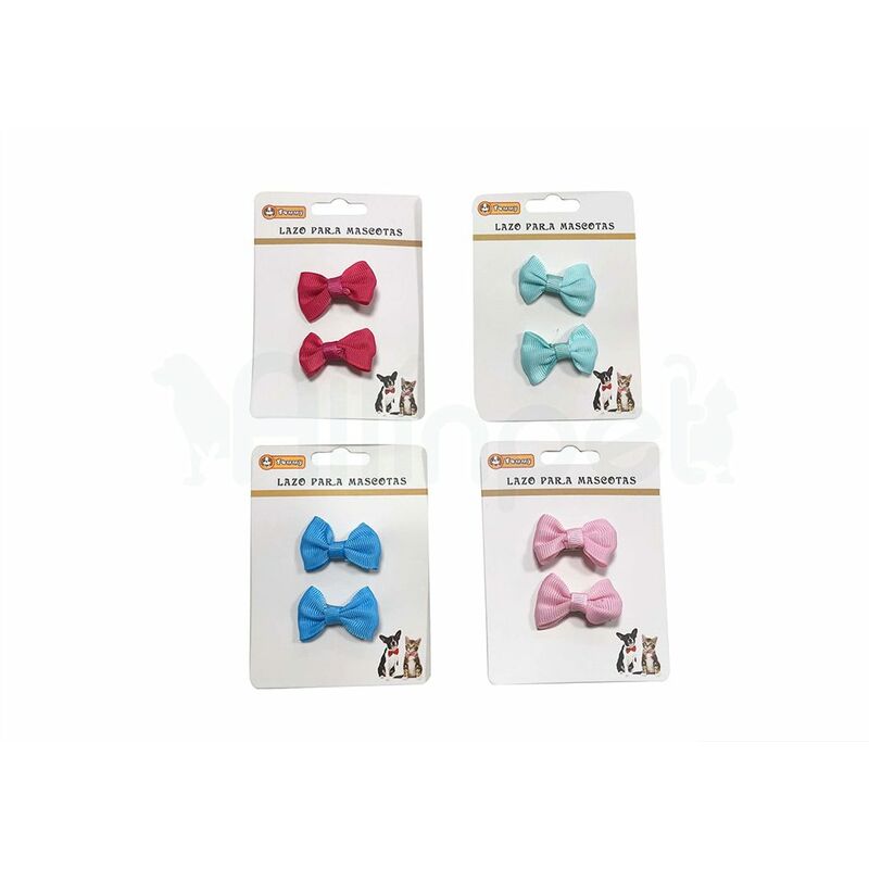 

Lacitos de Colores para Perro o Gato, 2 UDS, 4 CM - Azul Claro