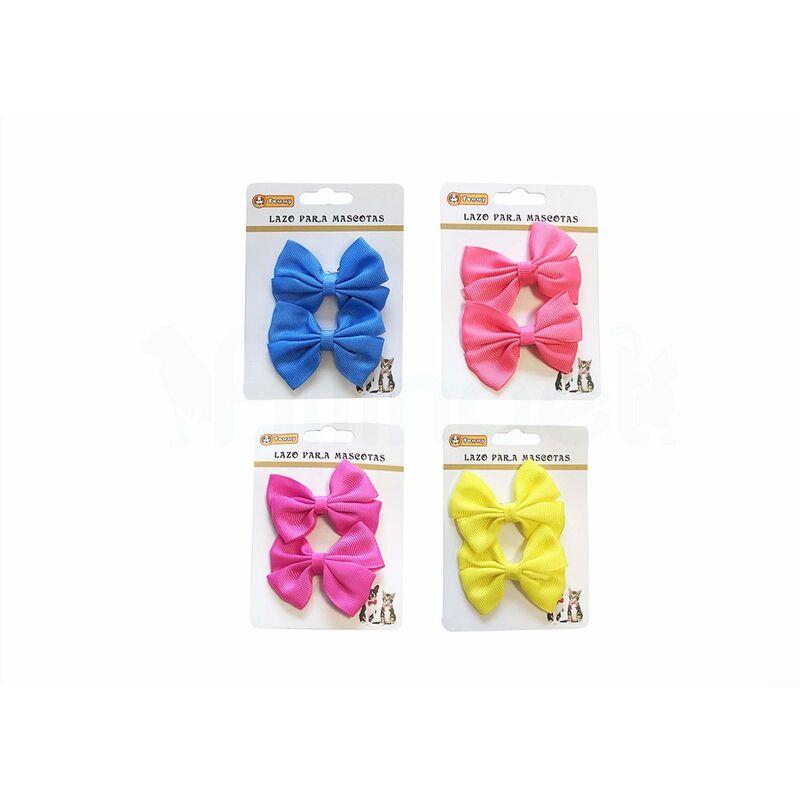 

Lacitos Grandes para Perro, Varios Colores, 2 UDS, 6 CM - Azul