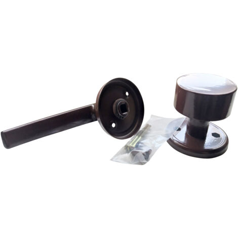 LACKIERTER GESPLITTER BRAUN KNOPFGRIFF - MP GK DZ BR
