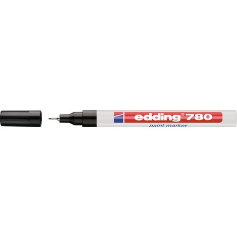 Lackmarker 780 schwarz Strich-B.0,8mm Rundspitze EDDING