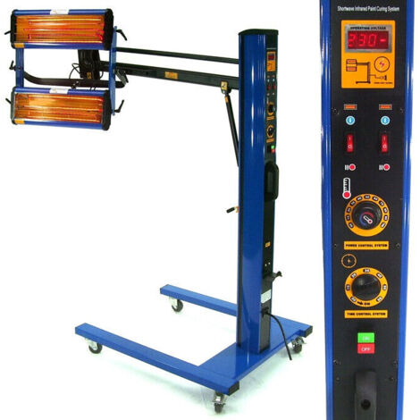 Lacktrockner Strahler Infrarotstrahler 2000W Infrarottrockner IR Heizung 56180