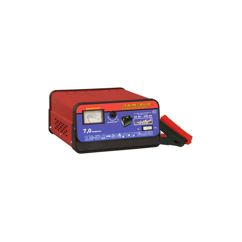 

Lacmé - Cargador de batería 7,5A 6V / 12V - BAC 80