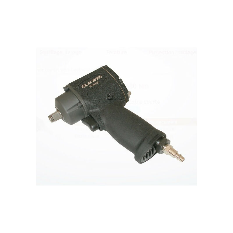 Lacme - Clé à chocs pneumatique Extra courte 1/2 680Nm