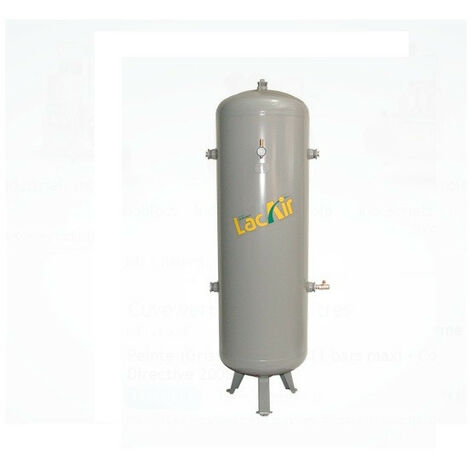 Lacme - Cuve verticale peinte 500L 11bar + kit accessoires