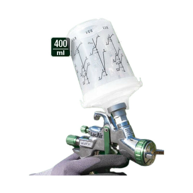 Godet jetable qps 400 ml - 499980 - Lacme